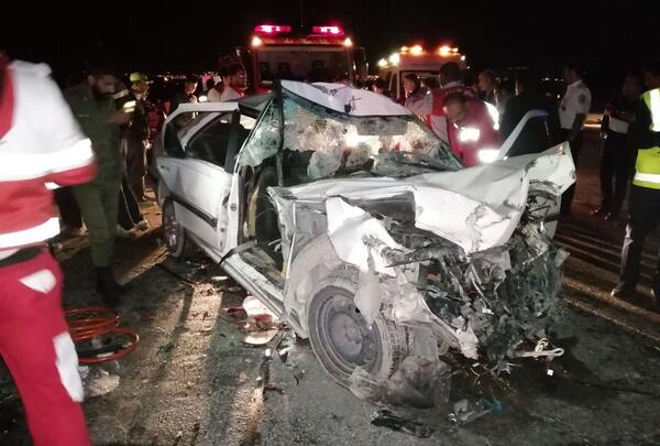 عکس ماشین تصادفی پژو پارس