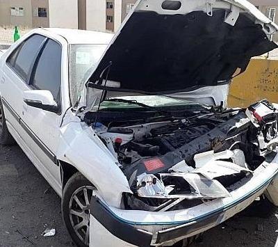 عکس ماشین تصادفی پژو پارس