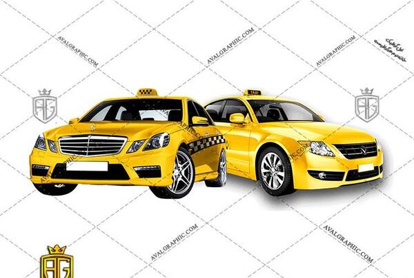 عکس تاکسی پژو زرد