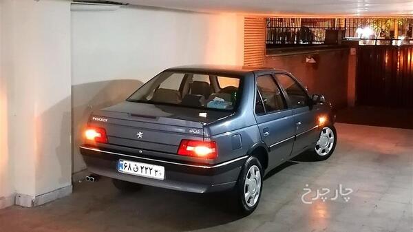 عکس پژو 405 خاکستری متالیک