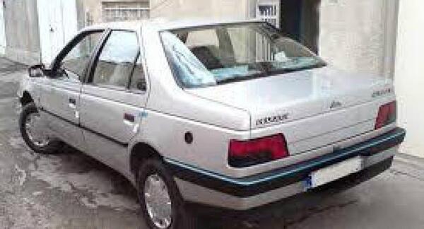 عکس پژو 405 خاکستری متالیک