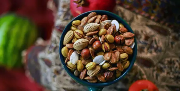 عکس آجیل در کاسه