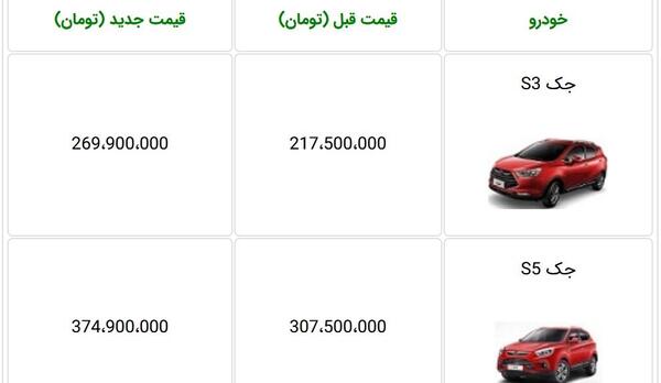 قیمت و عکس ماشین جک شاسی بلند