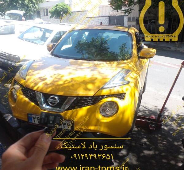 عکس ماشین نیسان جوک زرد