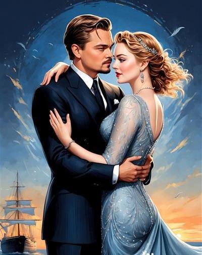 عکس جک و رز تایتانیک