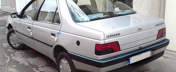 عکس پژو ۴۰۵ داغون