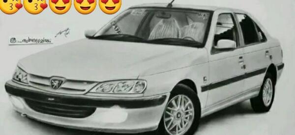 عکس پژو ۴۰۵ شوتی نقاشی