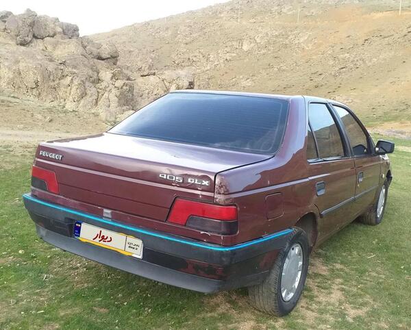 عکس پژو ۴۰۵ عنابی