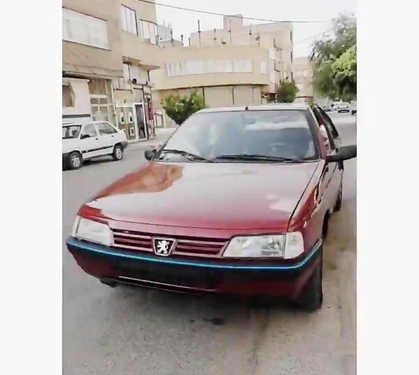 عکس پژو ۴۰۵ عنابی