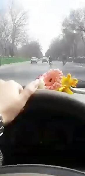 عکس پشت فرمون پورشه