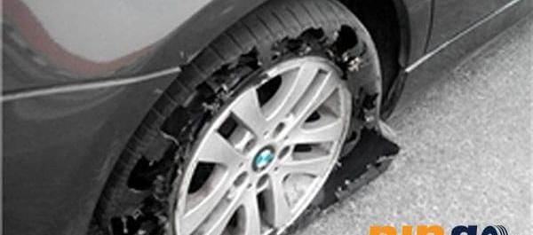 عکس لاستیک ترکیده پژو