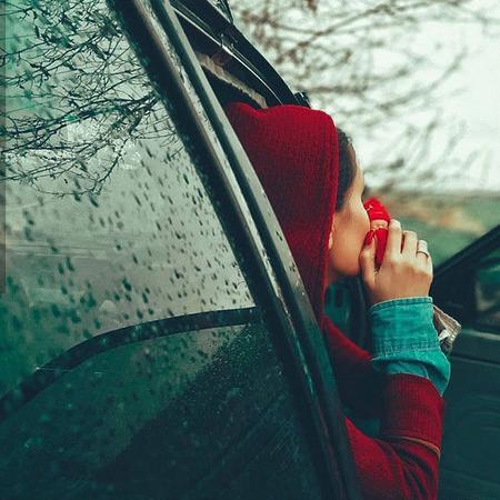 لاکچری عکس پروفایل دختر ماشین باز پژو پارس