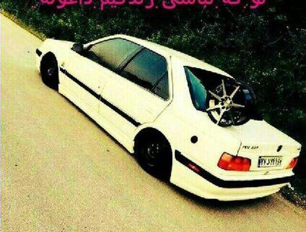 دانلود عکس پژو پارس مشکی اسپرت
