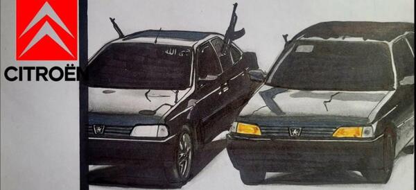 عکس پژو شوتی برای نقاشی