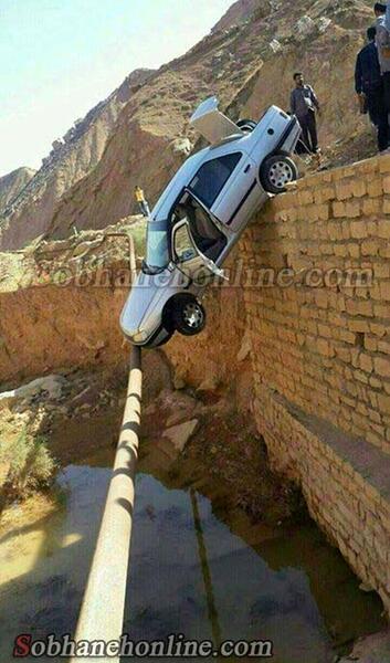 عکس پژو ۴۰۵ تصادف