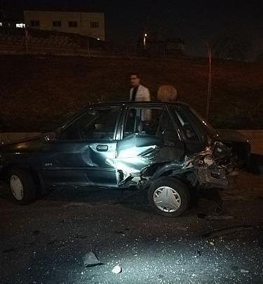 عکس پژو ۴۰۵ تصادف