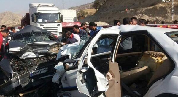 عکس پژو تصادف