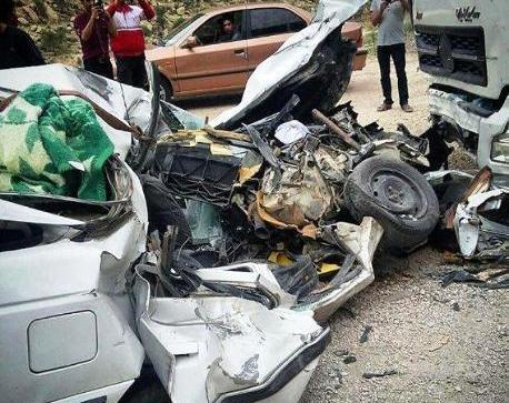 عکس پژو تصادف