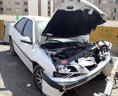 عکس پژو تصادف