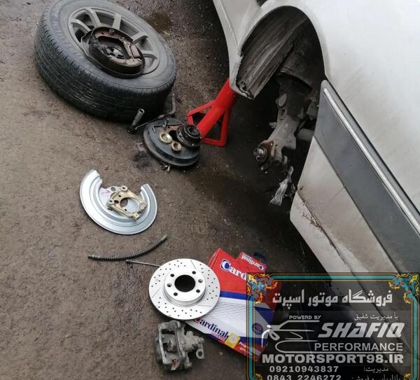 عکس چرخ عقب پژو 405
