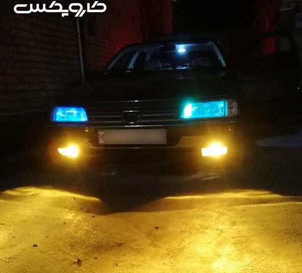عکس چراغ مه شکن پژو 405