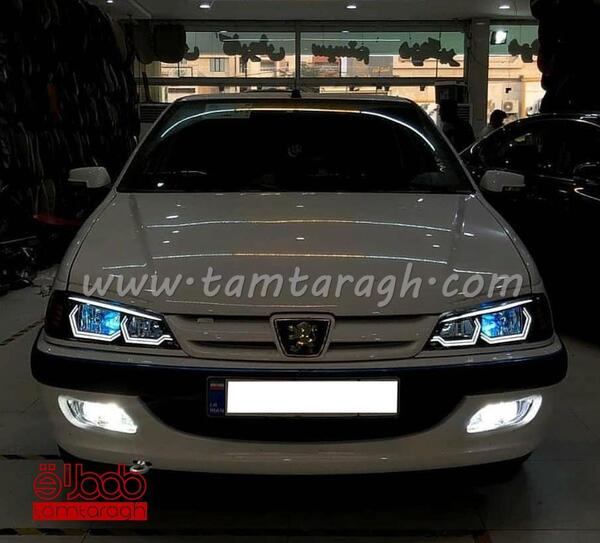 عکس چراغ پژو پارس اسپرت