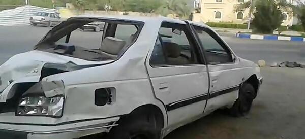 عکس ماشین پژو چپ کرده