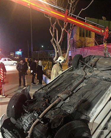 عکس ماشین پژو چپ کرده