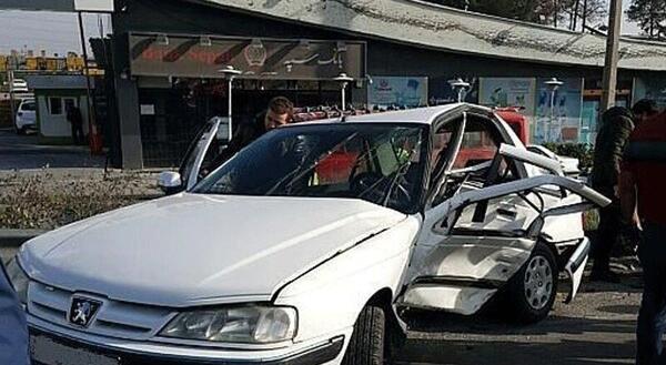 عکس ماشین پژو چپ کرده