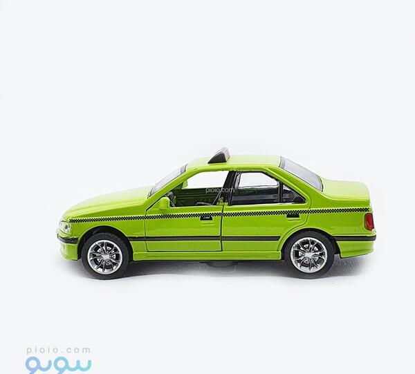 عکس تاکسی پژو سبز
