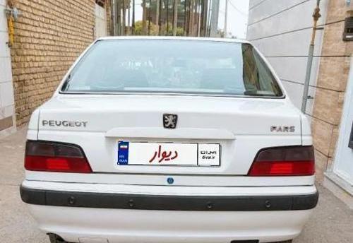 عکس پژو پارس سال سفید