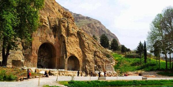 عکس بیستون در کرمانشاه