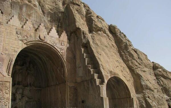 عکس بیستون و طاق بستان
