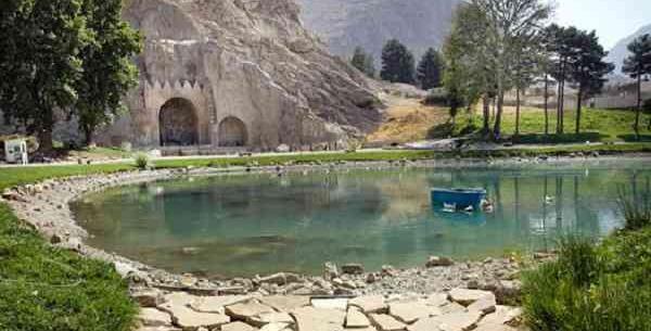 عکس بیستون و طاق بستان