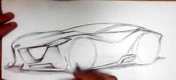 عکس نقاشی ماشین بی ام و
