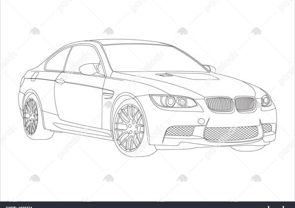 عکس بی ام و برای نقاشی
