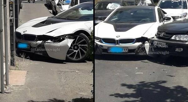 عکس و قیمت ماشین بی ام و i8