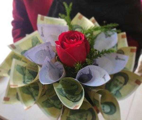ایده عکس با یک شاخه گل