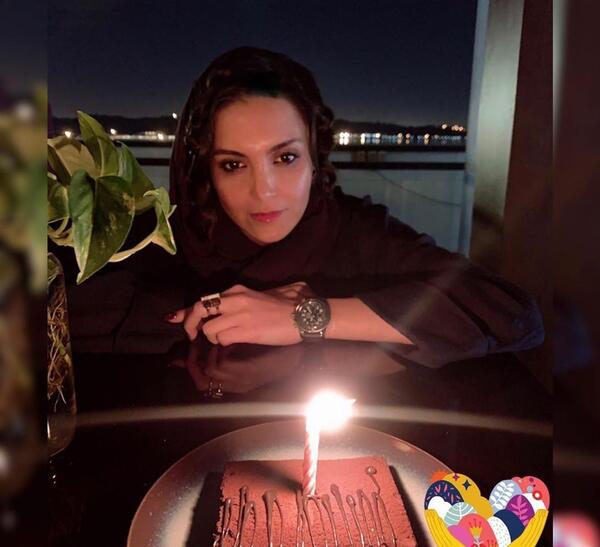 عکس کیک تولد با یک شمع