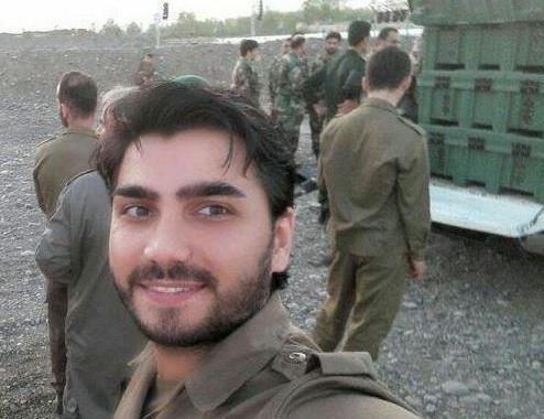 عکس شهید بابک نوری مدافع حرم