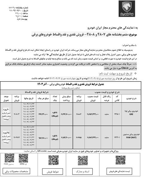 عکس و قیمت ماشین ایران خودرو