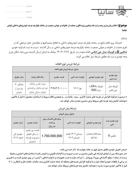 عکس برنده شدن طرح مادران ایران خودرو