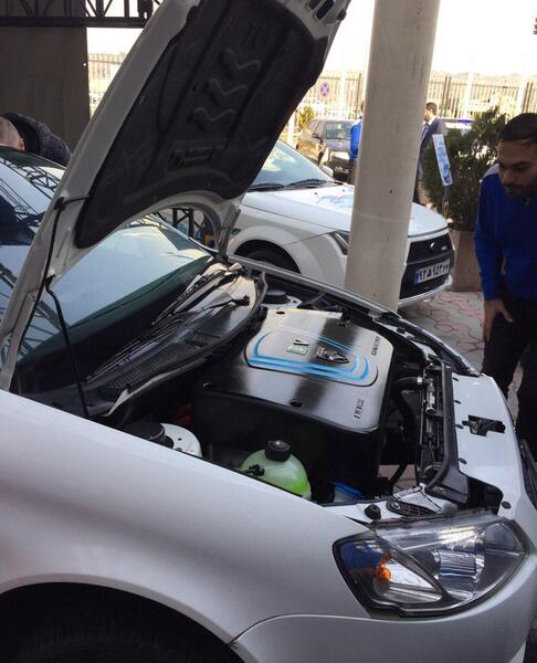 عکس دو خودرو برقی ایران خودرو