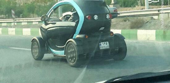عکس دو خودرو برقی ایران خودرو
