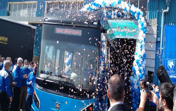 عکس اتوبوس برقی ایران خودرو