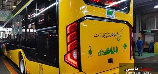 عکس اتوبوس برقی ایران خودرو