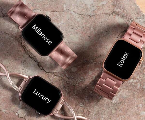 عکس ساعت اپل واچ دخترانه مشکی