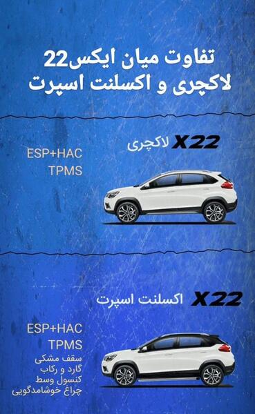 عکس ام وی ام x22 اتوماتیک اسپرت اکسلنت