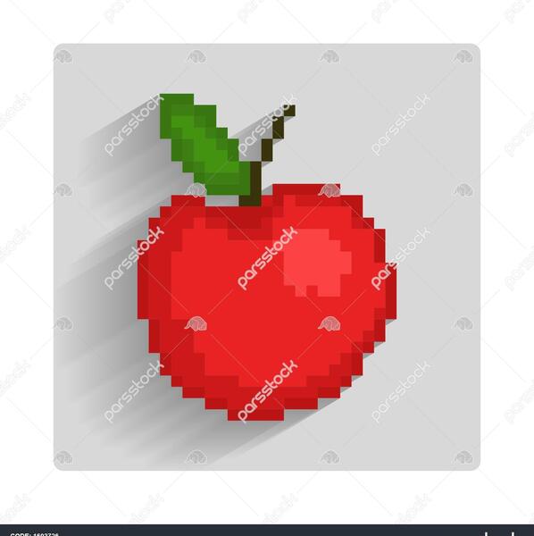 عکس نقاشی سیب اپل