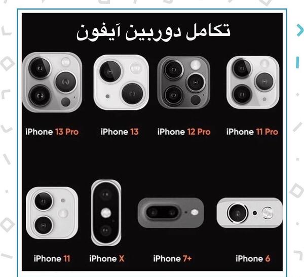 عکس پشت موبایل اپل